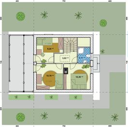 Poddasze projektu - L-242 murowany