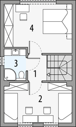 Piętro 1 projektu - Luna 2a