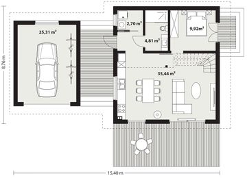 Parter projektu - Erna 4 drewniana