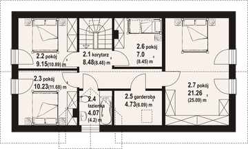 Poddasze projektu - Cedry ag m