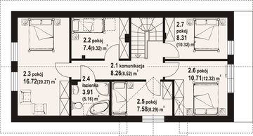Poddasze projektu - Miłowo ag m