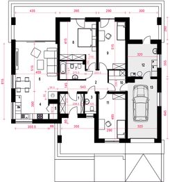 Parter projektu - Jerzynka II z garażem 1-st. [A]