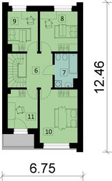 Piętro 1 projektu - KA265 war.1 S