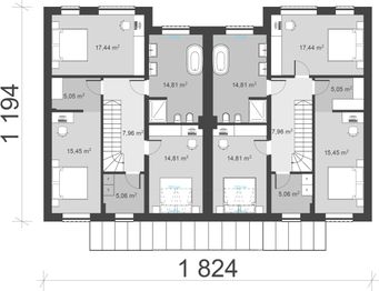 Piętro 1 projektu - uA364