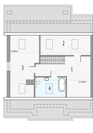 Poddasze projektu - Małgosia dd - segment lewy