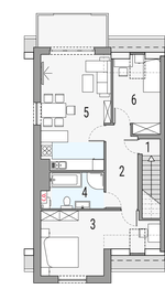 Poddasze projektu - Paweł i gaweł 2b - segment lewy