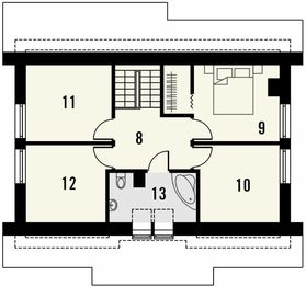 Poddasze projektu - Rumianek