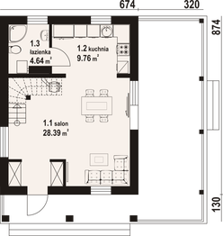 Parter projektu - Gajówko 5m