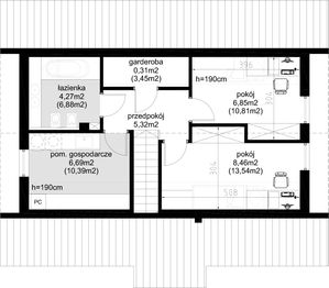 Poddasze - Dom keramzytowy Dom na 10 sposobów wersja klasyczna