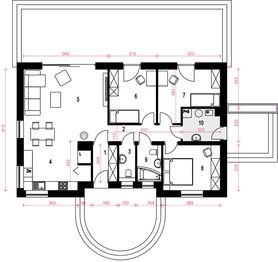Parter projektu - Jarzębina bez garażu [B]