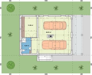 Piwnica projektu - L-205 z bali