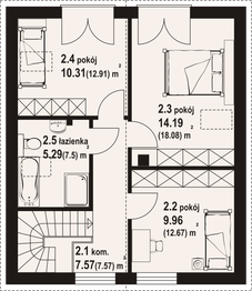 Poddasze projektu - Grochowo nowe 3 bb pcr