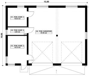 Parter projektu - G414 - Budynek garażowo – gospodarczy