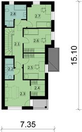 Piętro 1 projektu - Ka271