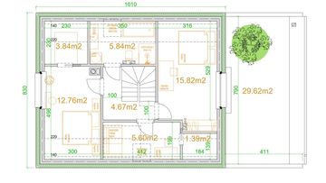 Poddasze projektu - eko Typowy 75