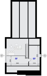 Poddasze projektu - Dom Delia