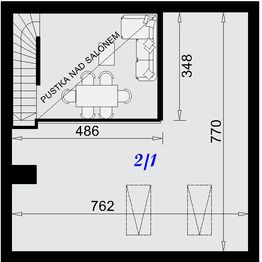 Poddasze projektu - Dom Małomiasteczkowy 3