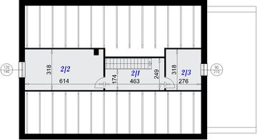 Poddasze projektu - Dom Inverness