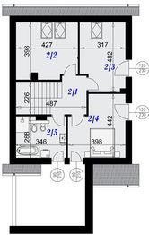 Poddasze projektu - Dom Santos