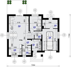 Parter projektu - Dom w Nicei