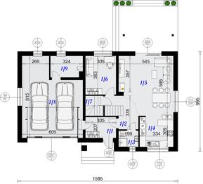 Parter projektu - Dom nad Sekwaną