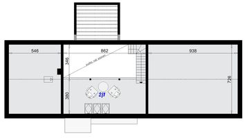 Poddasze projektu - Dom Wasilla