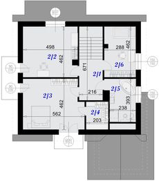 Poddasze projektu - Dom nad Wisłą