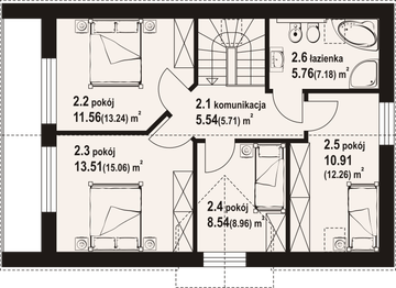 Poddasze projektu - Orłowo a3 pcrte
