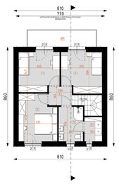 Piętro 1 projektu - D350