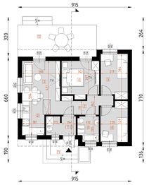 Parter projektu - D57AD - wersja drewniana