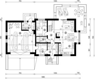 Parter projektu - Z poddaszem 5