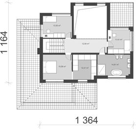 Piętro 1 projektu - uA391