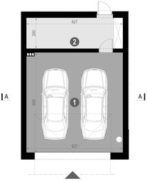 Parter projektu - Garaż HomeKoncept G 10