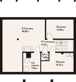 Piwnica projektu - Chmielniki małe dw 9