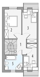 Poddasze projektu - Emilka 1 - segment lewy