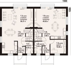 Parter projektu - Piaskowo 13 ab
