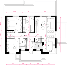 Parter projektu - Bratek III bez garażu [B]