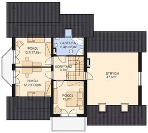 Poddasze projektu - APS 161 + 2G ECO