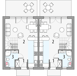 Parter projektu - Morski 3 - dwulokalowy LLL