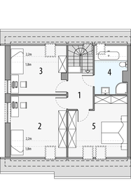 Poddasze projektu - Sara 2 - segment lewy