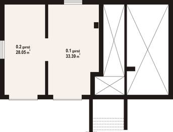 Piwnica projektu - Milicz 33 dw