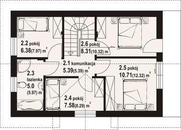 Poddasze projektu - Miłowo aa 70 pc