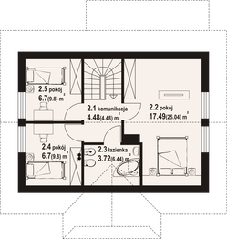 Poddasze projektu - Zawoja 24 dw