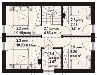 Poddasze projektu - Cedry bb 70