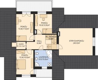 Poddasze projektu - APS 195+2G