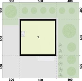 Poddasze projektu - G357 garaż jednostanowiskowy