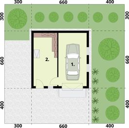 Parter projektu - G357 budynek gospodarczy