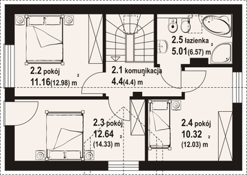 Poddasze projektu - Orłowo bb 70