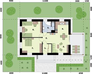 Parter projektu - Lens 3 dom mieszkalny