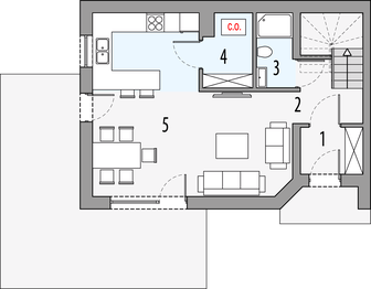 Parter projektu - Dori - segment lewy